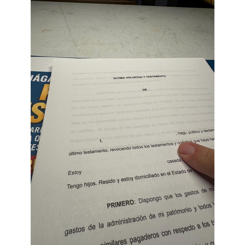 Kit de Testamente - Picture 7 of 8